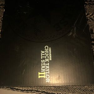 Converse size 3 toddler black high top shoes